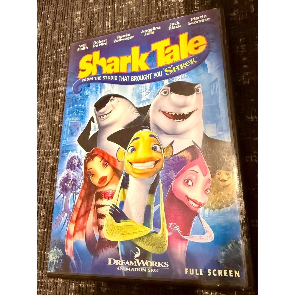 DreamWorks Shark Tale DVD Kids Family Movie Full Screen 2004 Will Smith